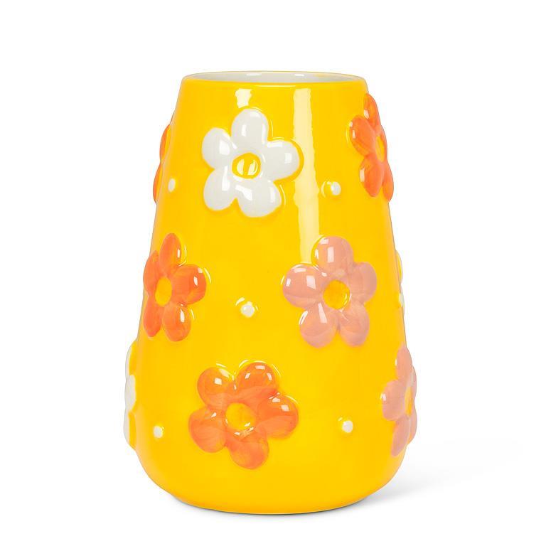 Vase Jaune-Fleur