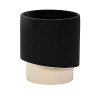 Pot Matte Ceramic Two-Tone