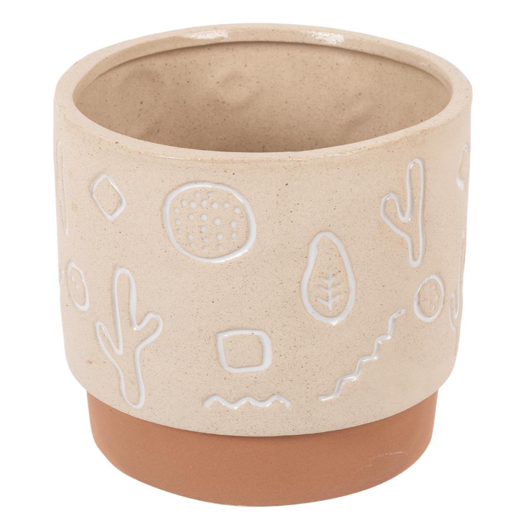 Pot etched symbols
