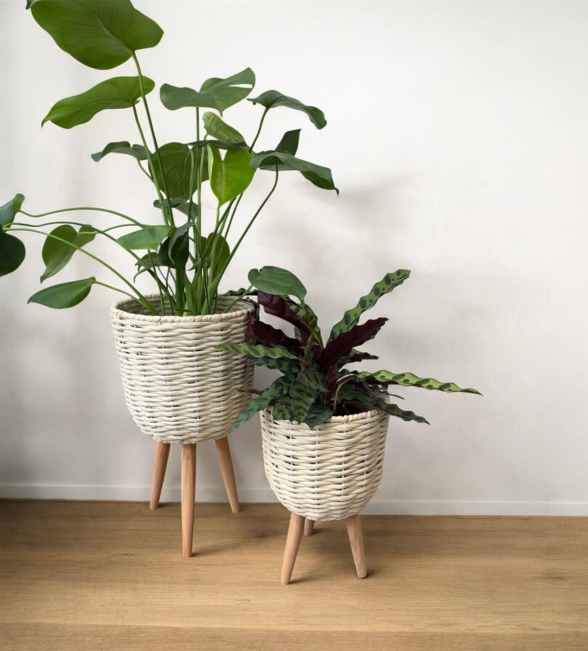 Panier wood leg Beige