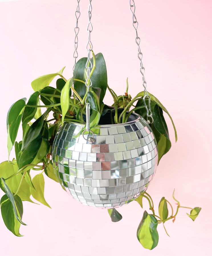 Jardinière suspendue Boule Disco