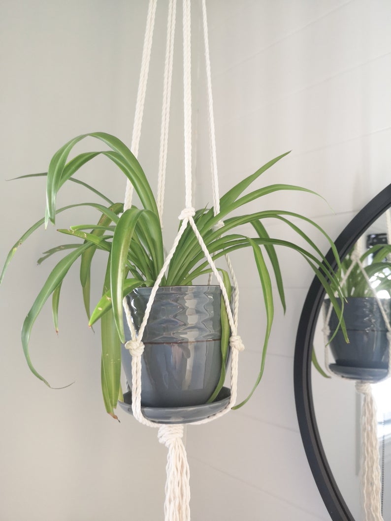 DIY Jardinière en macramé